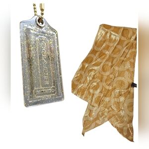 Coach Gold Metallic Bundle! Dress Up Your Bag!!